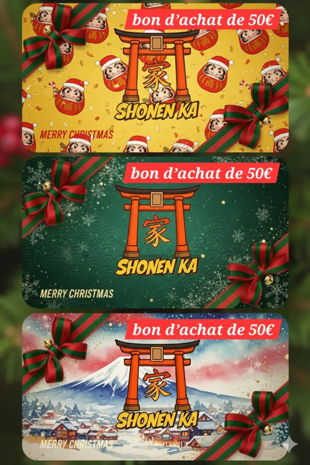 Les Cartes Cadeaux ShonenKa